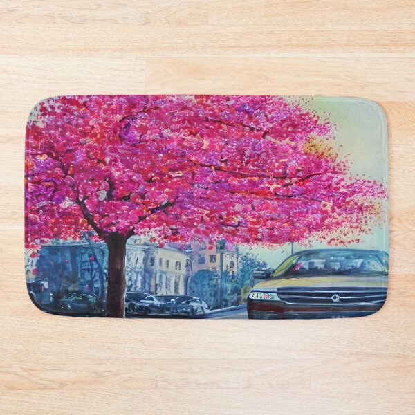 Item preview, Blooming Tree Art, City Landscape, Flovering Tree Art designed and sold by viewgraphics.