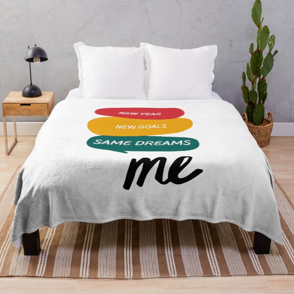 Item preview, New Year, New Goals, Same Dreams - New Year Collection With Funny and Motivational Quotes designed and sold by JakNJill.
