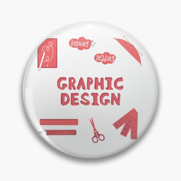 Item preview, Coral Graphic Design School Subject Sticker Pack designed and sold by The-Goods.