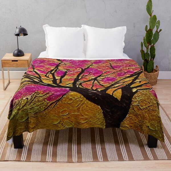 Item preview, Blooming Tree Art, City Landscape, Flovering Tree Art designed and sold by viewgraphics.