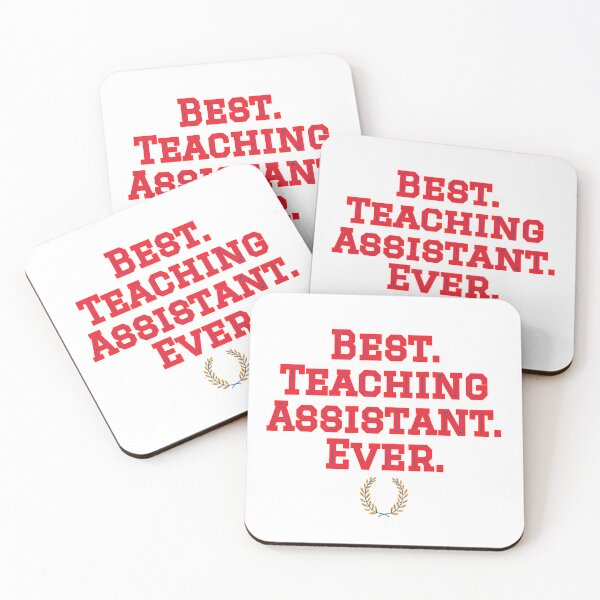 Item preview, Best Teaching Assistant TA red designed and sold by cmd-art.