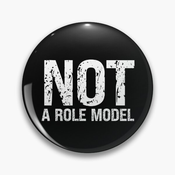 Item preview, Not a role model - bad influence - sarcastic humor designed and sold by EvergreenWhimsy.