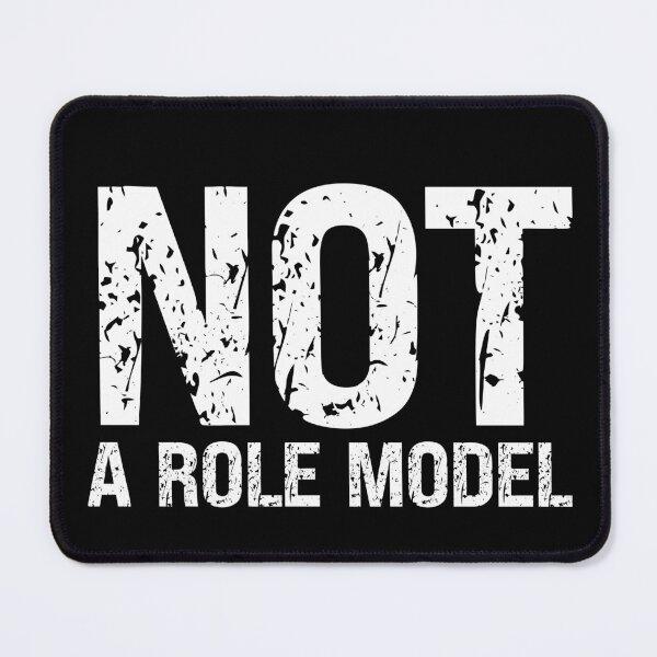 Item preview, Not a role model - bad influence - sarcastic humor designed and sold by EvergreenWhimsy.