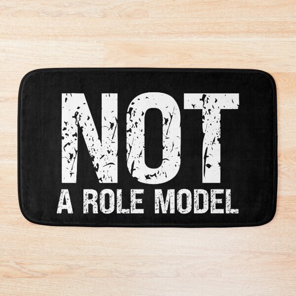 Item preview, Not a role model - bad influence - sarcastic humor designed and sold by EvergreenWhimsy.
