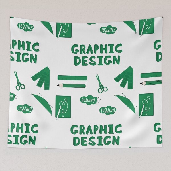 Item preview, Kelly Green Graphic Design School Subject Sticker Pack designed and sold by The-Goods.
