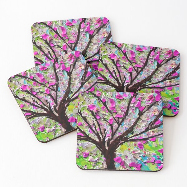 Item preview, Blooming Tree Art, City Landscape, Flovering Tree Art designed and sold by viewgraphics.