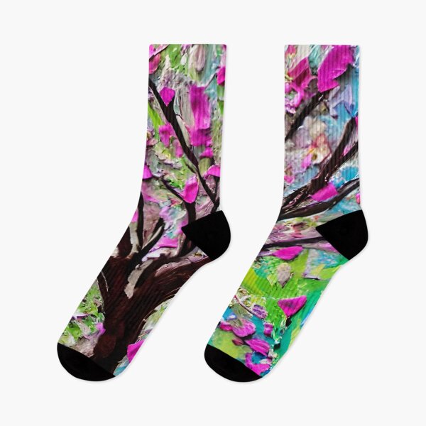 Item preview, Blooming Tree Art, City Landscape, Flovering Tree Art designed and sold by viewgraphics.