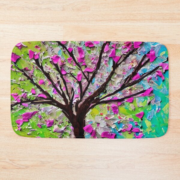 Item preview, Blooming Tree Art, City Landscape, Flovering Tree Art designed and sold by viewgraphics.