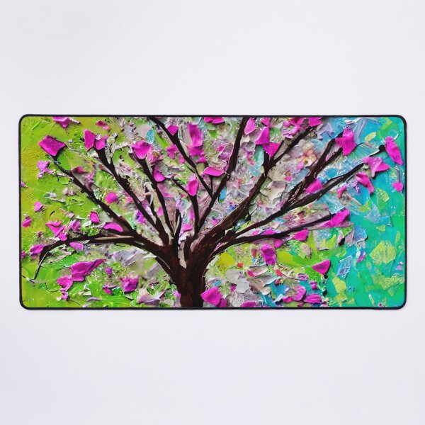 Item preview, Blooming Tree Art, City Landscape, Flovering Tree Art designed and sold by viewgraphics.