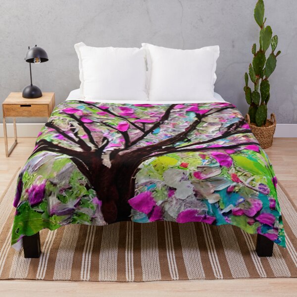 Item preview, Blooming Tree Art, City Landscape, Flovering Tree Art designed and sold by viewgraphics.