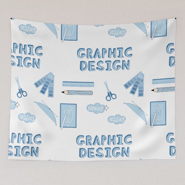 Item preview, Light Blue Graphic Design School Subject Sticker Pack designed and sold by The-Goods.