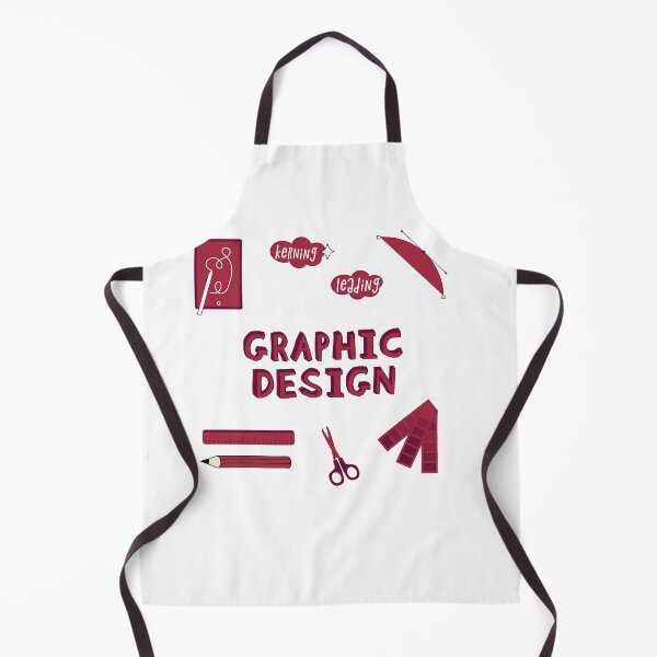Item preview, Maroon Burgundy Graphic Design School Subject Sticker Pack designed and sold by The-Goods.