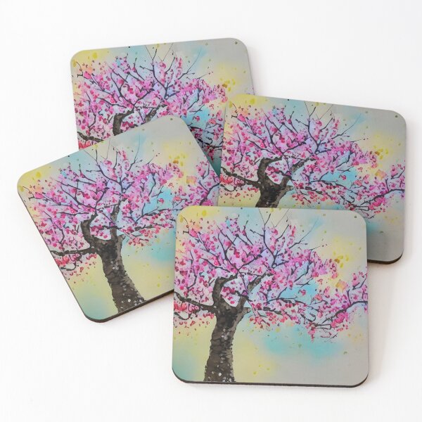 Item preview, Blooming Tree Art, City Landscape, Flovering Tree Art designed and sold by viewgraphics.