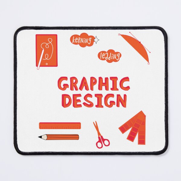 Item preview, Orange Graphic Design School Subject Sticker Pack designed and sold by The-Goods.