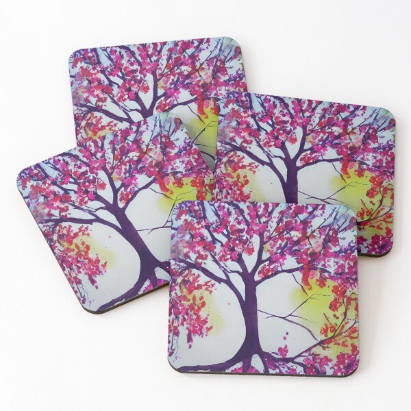 Item preview, Blooming Tree Art, City Landscape, Flovering Tree Art designed and sold by viewgraphics.