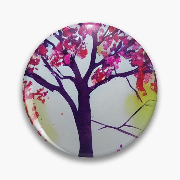 Item preview, Blooming Tree Art, City Landscape, Flovering Tree Art designed and sold by viewgraphics.