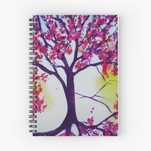 Item preview, Blooming Tree Art, City Landscape, Flovering Tree Art designed and sold by viewgraphics.