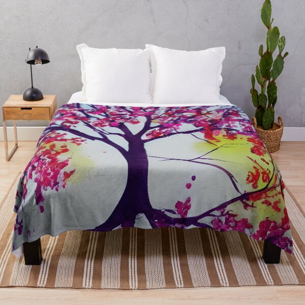 Item preview, Blooming Tree Art, City Landscape, Flovering Tree Art designed and sold by viewgraphics.
