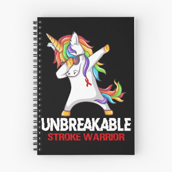 Item preview, Stroke Awareness - Unicorn Stroke Warrior Ribbon UNBREAKABLE designed and sold by Fernandezf.