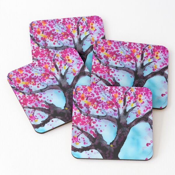 Item preview, Blooming Tree Art, City Landscape, Flovering Tree Art designed and sold by viewgraphics.