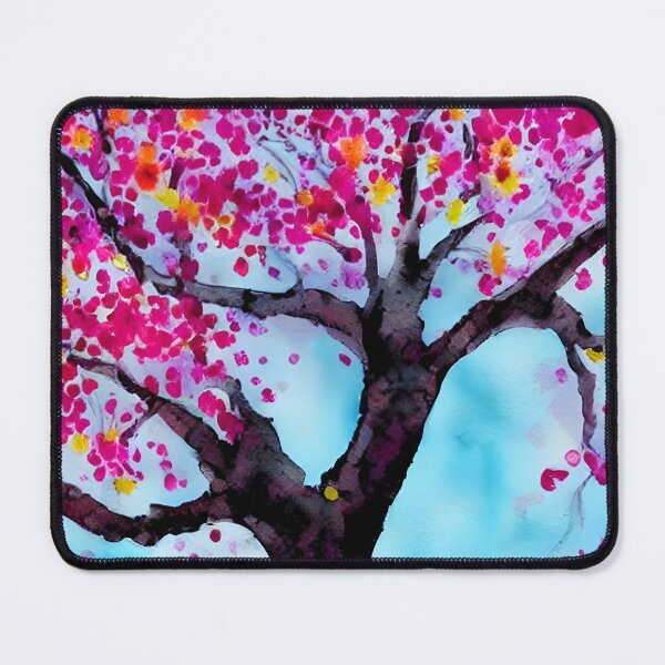 Item preview, Blooming Tree Art, City Landscape, Flovering Tree Art designed and sold by viewgraphics.