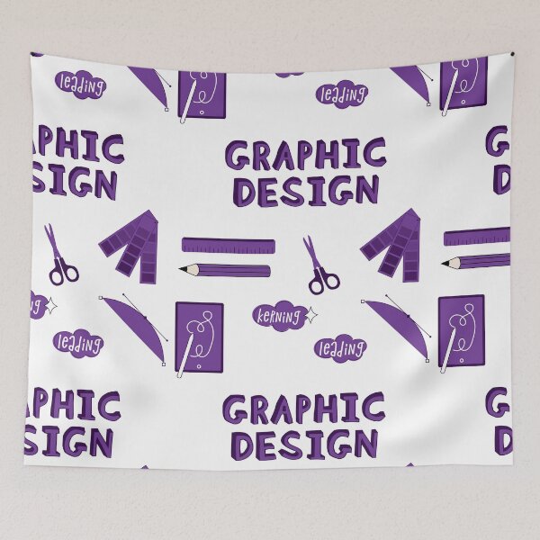 Item preview, Purple Graphic Design School Subject Sticker Pack designed and sold by The-Goods.
