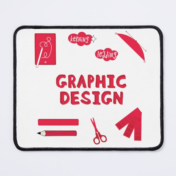 Item preview, Red Graphic Design School Subject Sticker Pack designed and sold by The-Goods.