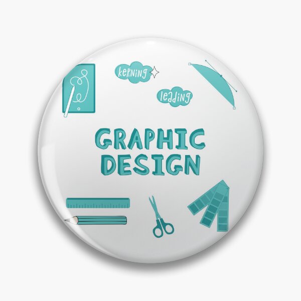 Item preview, Teal Turquoise Graphic Design School Subject Sticker Pack designed and sold by The-Goods.