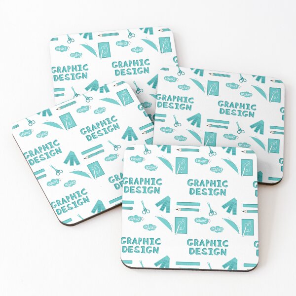 Item preview, Teal Turquoise Graphic Design School Subject Sticker Pack designed and sold by The-Goods.
