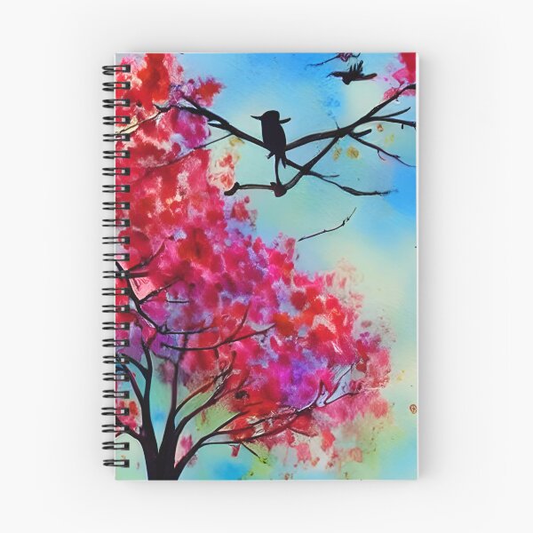 Item preview, Blooming Tree Art, City Landscape, Flovering Tree Art designed and sold by viewgraphics.