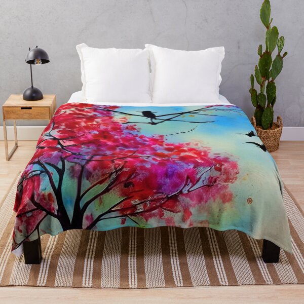 Item preview, Blooming Tree Art, City Landscape, Flovering Tree Art designed and sold by viewgraphics.