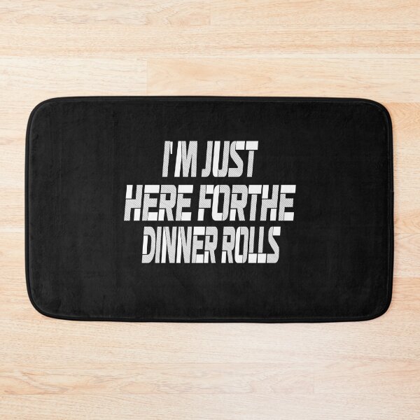 Item preview, I'm Just Here For The Dinner Rolls,Retro Thanksgiving Bread designed and sold by SheIsAQueen.