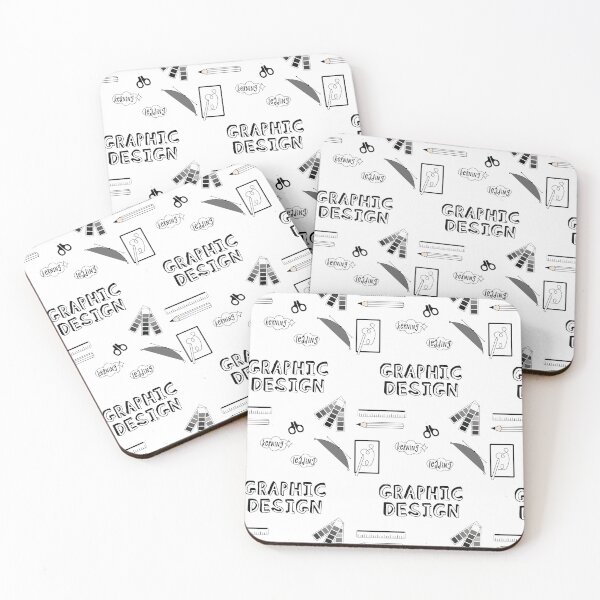 Item preview, White Graphic Design School Subject Sticker Pack designed and sold by The-Goods.