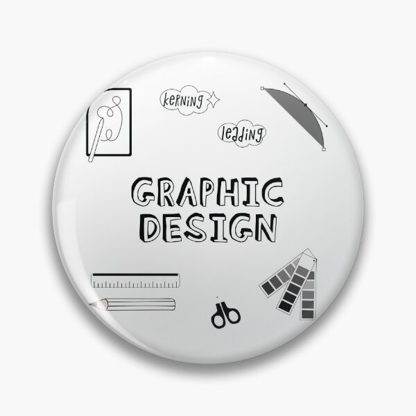 Item preview, White Graphic Design School Subject Sticker Pack designed and sold by The-Goods.
