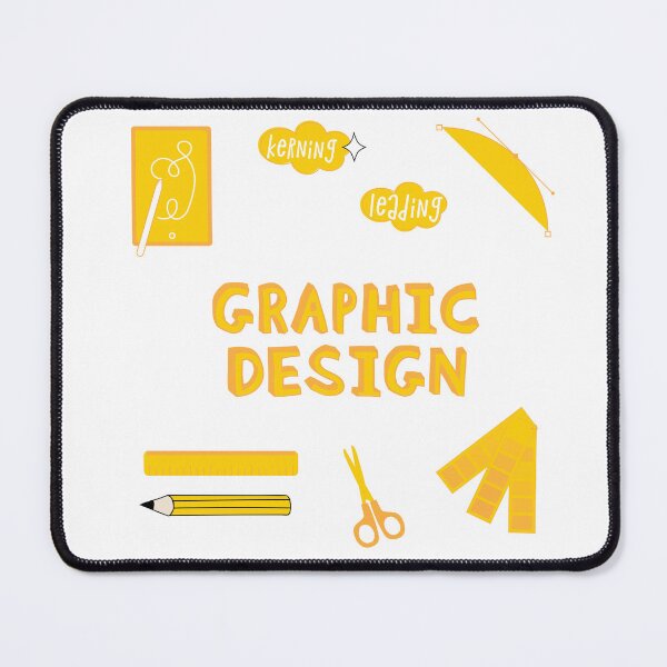 Item preview, Yellow Graphic Design School Subject Sticker Pack designed and sold by The-Goods.