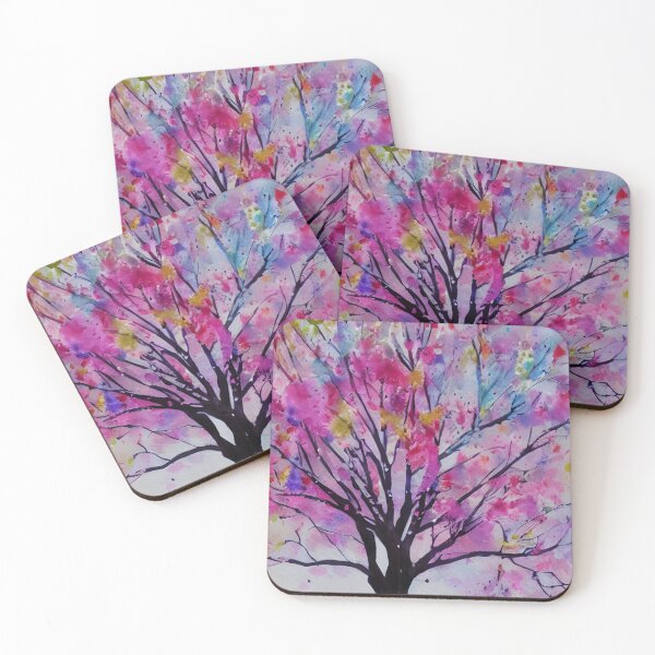 Item preview, Blooming Tree Art, City Landscape, Flovering Tree Art designed and sold by viewgraphics.