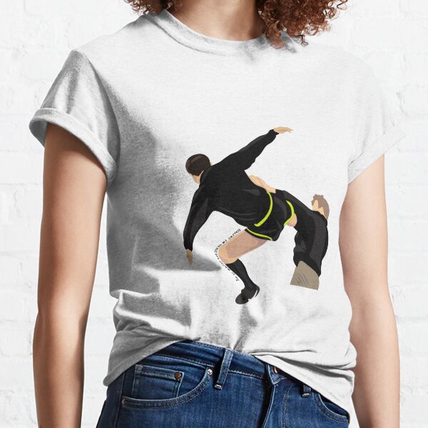 TheUnitedPage Eric Cantona Kung Fu Kick Baseball Tee