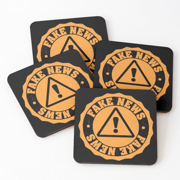 Item preview, Fake News Warning designed and sold by MtWoodsonSales.