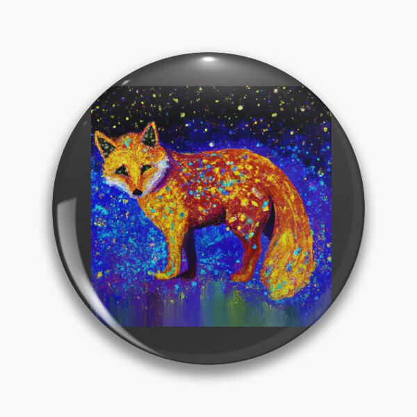 Item preview, Galaxy starry night fox designed and sold by Oohshinythings.