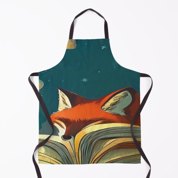 Item preview, Sly Fox Reading a Vintage Book by the Lights - Grunge Dark Academia Aesthetic designed and sold by emmtayloor.