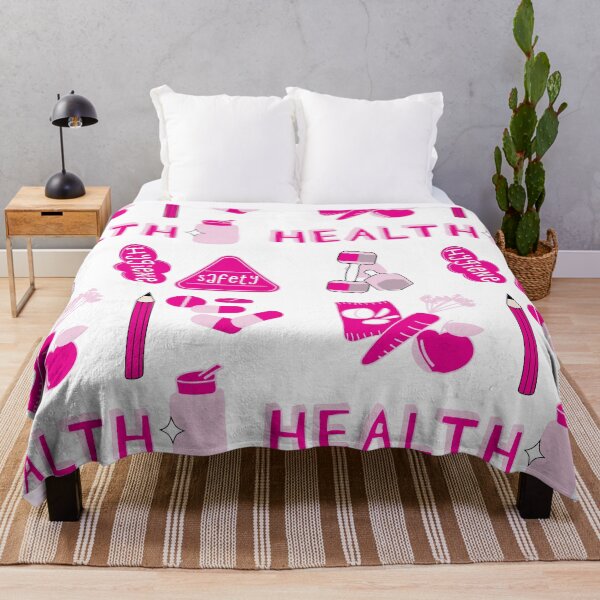 Item preview, Hot Pink Health School Subject Sticker Pack designed and sold by The-Goods.