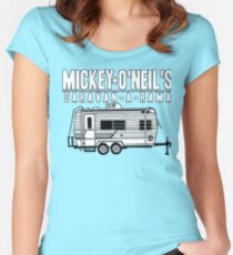 Mickey O'Neils Caravan-a-Rama Tailliertes Rundhals-Shirt