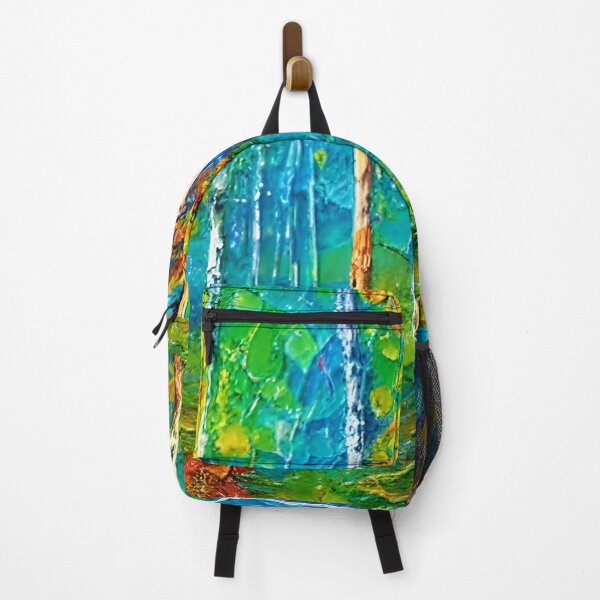Item preview, Arte de cielo azul y bosque colorido, arte de empaste designed and sold by viewgraphics.