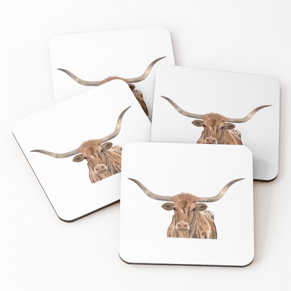 Item preview, Longhorn - Brindle designed and sold by ArtbyAdriane.