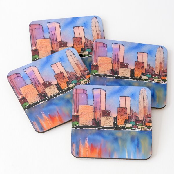 Item preview, Boston Art, City Landscape, Boston Watercolor Art designed and sold by viewgraphics.