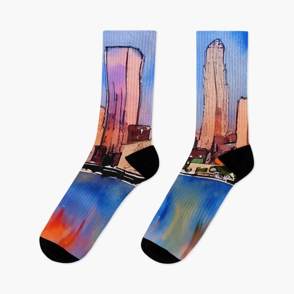Item preview, Boston Art, City Landscape, Boston Watercolor Art designed and sold by viewgraphics.
