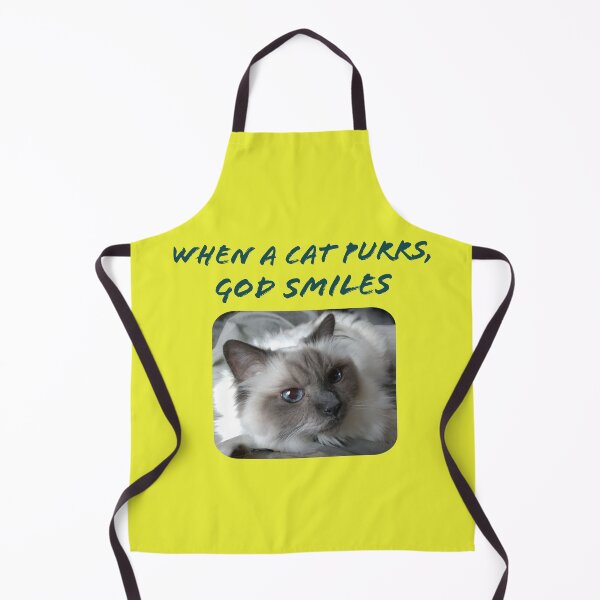 Item preview, When a cat purrs, God smiles designed and sold by TechLaughs.