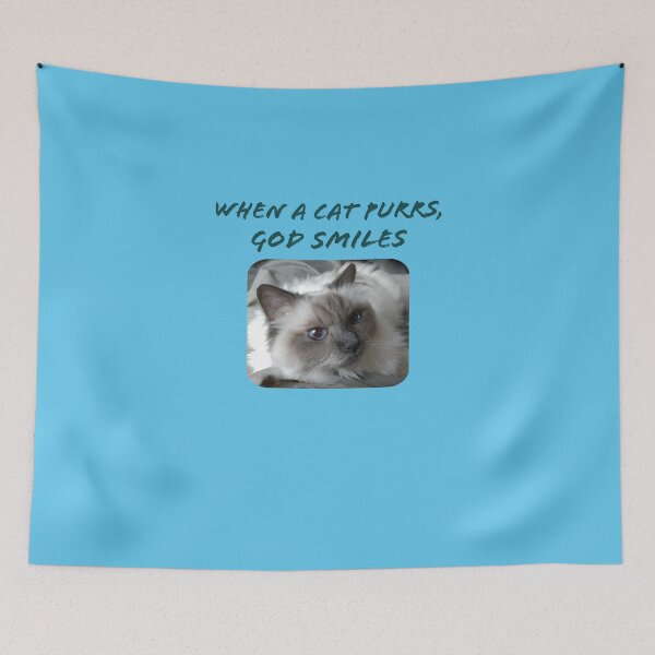 Item preview, When a cat purrs, God smiles designed and sold by TechLaughs.