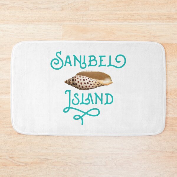 Item preview, Sanibel Island Florida Typographic Shell design designed and sold by Futurebeachbum.