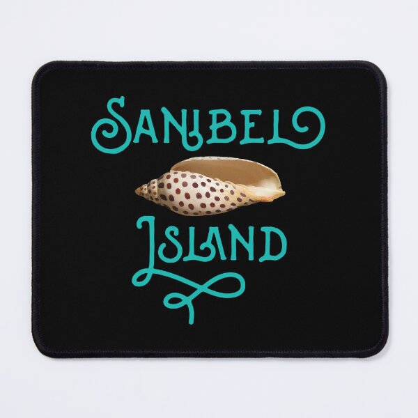Item preview, Sanibel Island Florida Typographic Shell design designed and sold by Futurebeachbum.